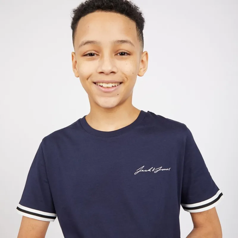 New JACK & JONES Drenge Jaxon Sæt Blå Marineblå