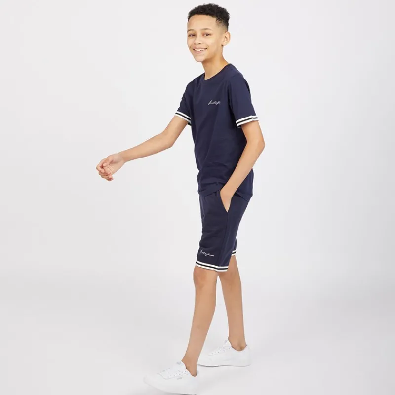 New JACK & JONES Drenge Jaxon Sæt Blå Marineblå