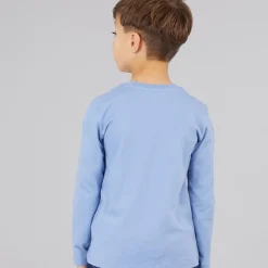 Hot Guess Drenge langærmet T-shirt Lilac Blue
