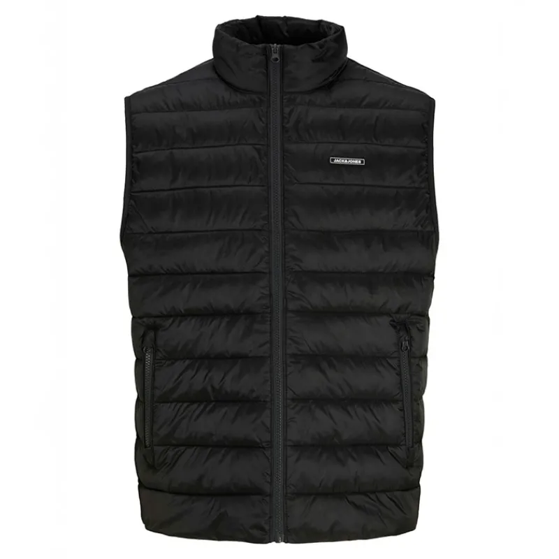 Discount JACK & JONES Drenge Logan Vest Sort