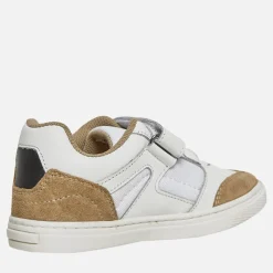 New BOSS Drenge Logo Velcro Cupsole Træningssko Hvid