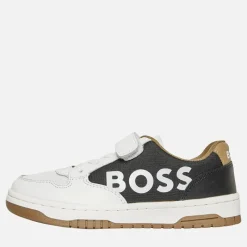 Discount BOSS Drenge Logo Velcro Sko Hvide