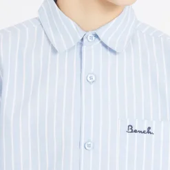 Best Bench Drenge Lomous skjorte og chino shorts sæt blå og hvid stribet/​navy Blue & White Stripe /​ Navy