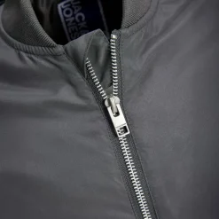 New JACK & JONES Drenge Mash Bomber Castlerock Grå