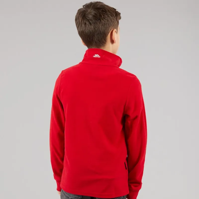 Clearance Trespass Drenge Masonville Fleece Rød Rød