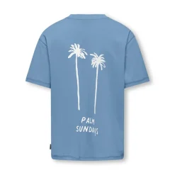 Best ONLY & SONS Drenge Menes Løs T-shirt Endless Sky