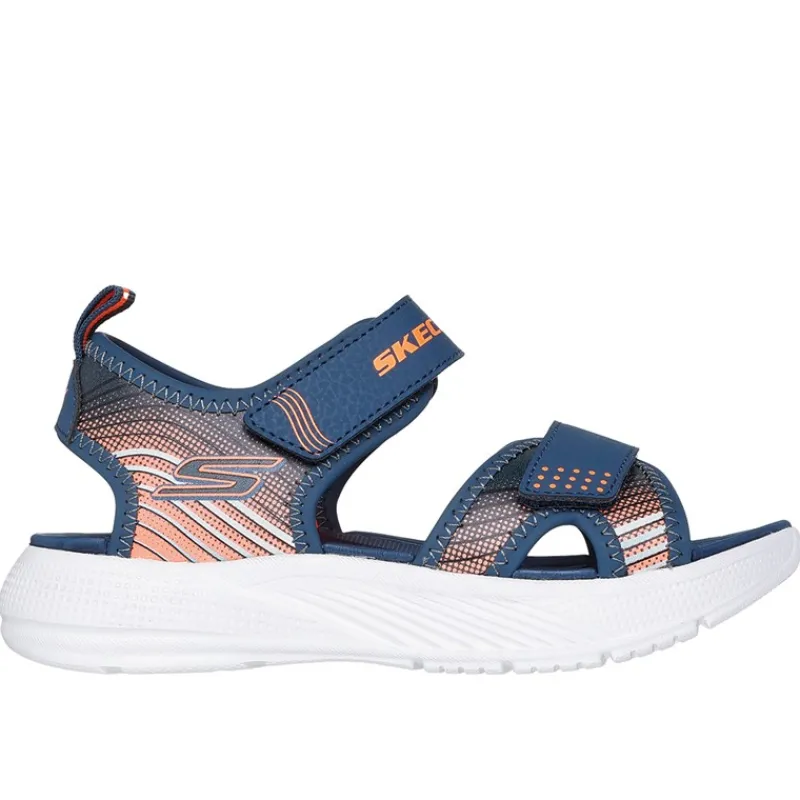 New SKECHERS Drenge Microspec-Splash Sandaler Marineblå Marineblå