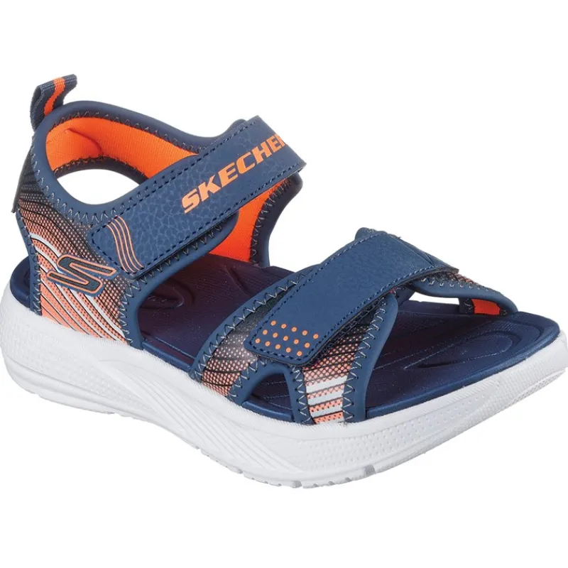 New SKECHERS Drenge Microspec-Splash Sandaler Marineblå Marineblå