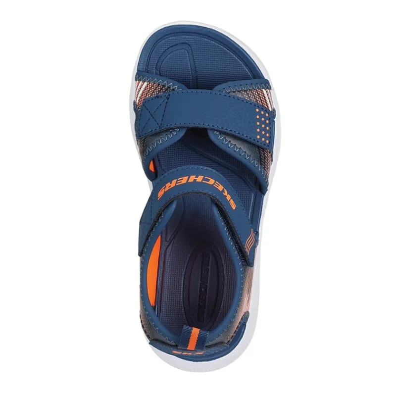 New SKECHERS Drenge Microspec-Splash Sandaler Marineblå Marineblå