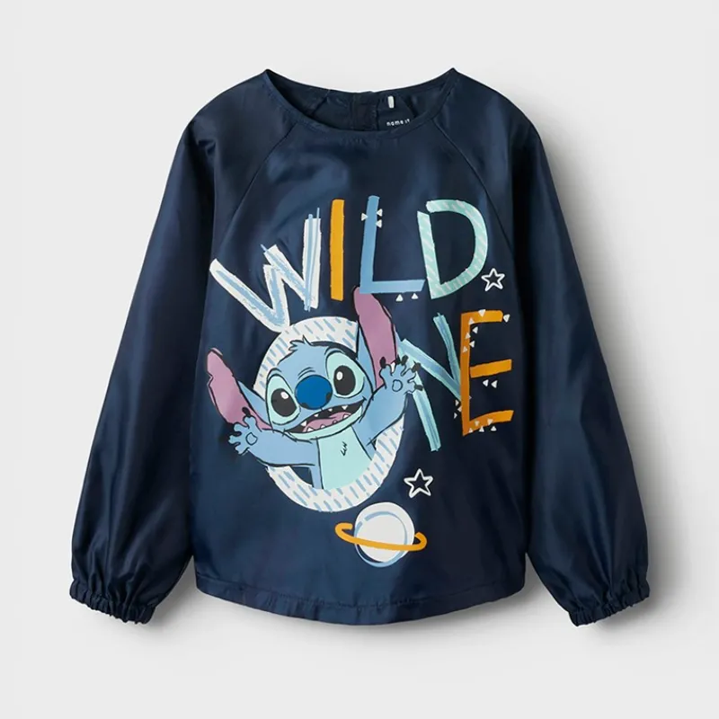 Hot Lilo and Stitch Drenge Mitch Langærmet Fodre Løb Mørkeblå