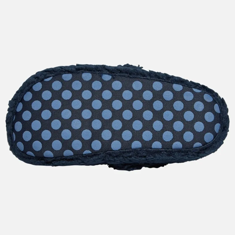 New Sonic Drenge Ongar Borg Hjemmesko Navy / Blå