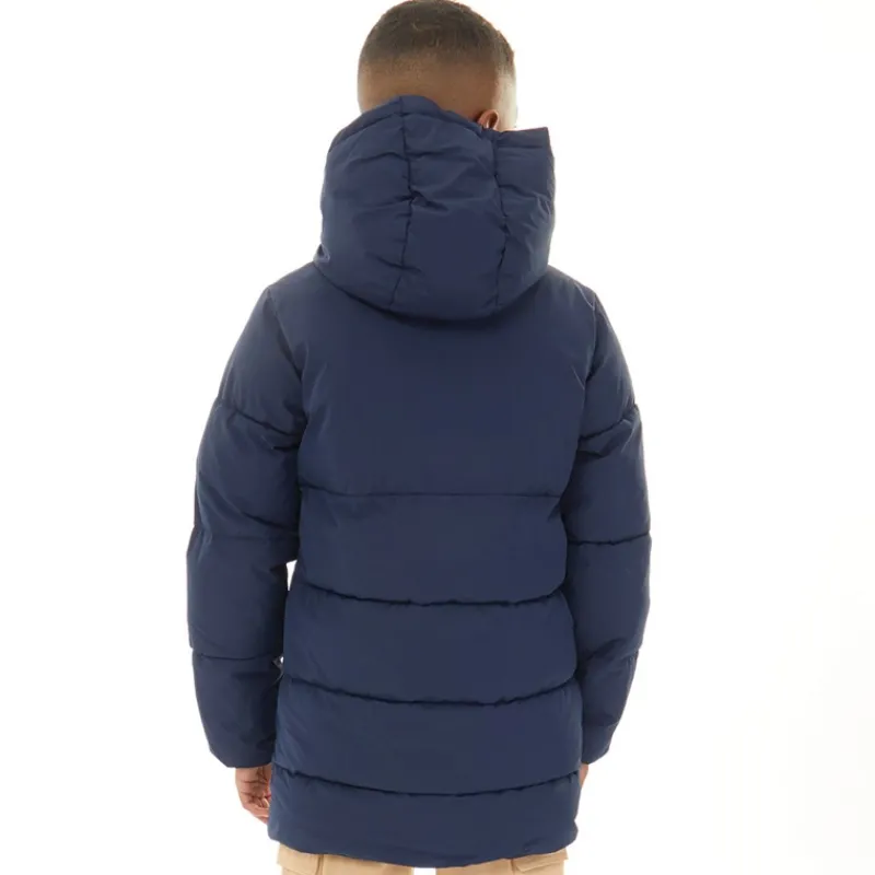 JACK & JONES Drenge Otis Lang Puffer Jakke Blå Blazer