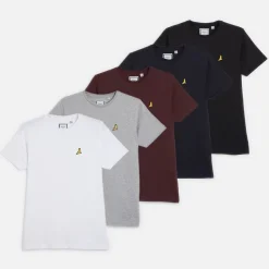 Outlet Brave Soul Drenge 5-pak T-Shirts Multi