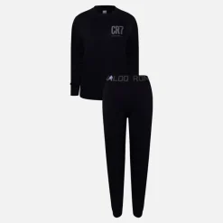 New CR7 Drenge Pyjamas Sæt Sort