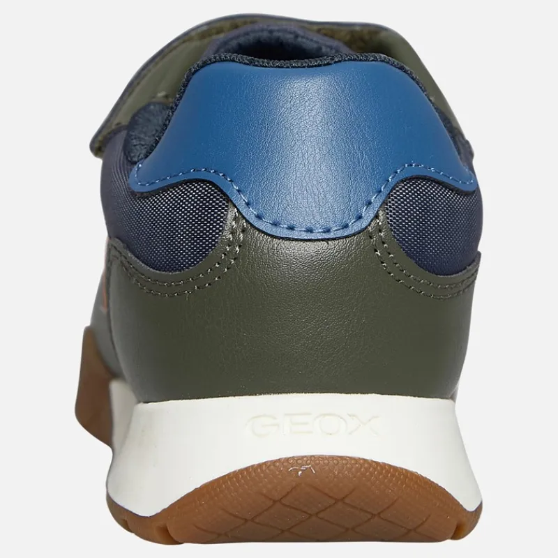 Sale GEOX Drenge Rann Trænere Military/Orange