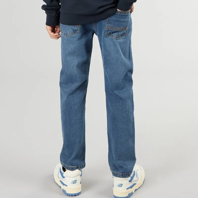 New Brave Soul Drenge Reg Fit Jeans Mellemblå Mellemblå