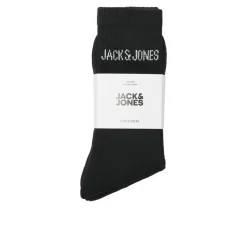 Sale JACK & JONES Drenge Regn 5-pak Crew Sokker Sort