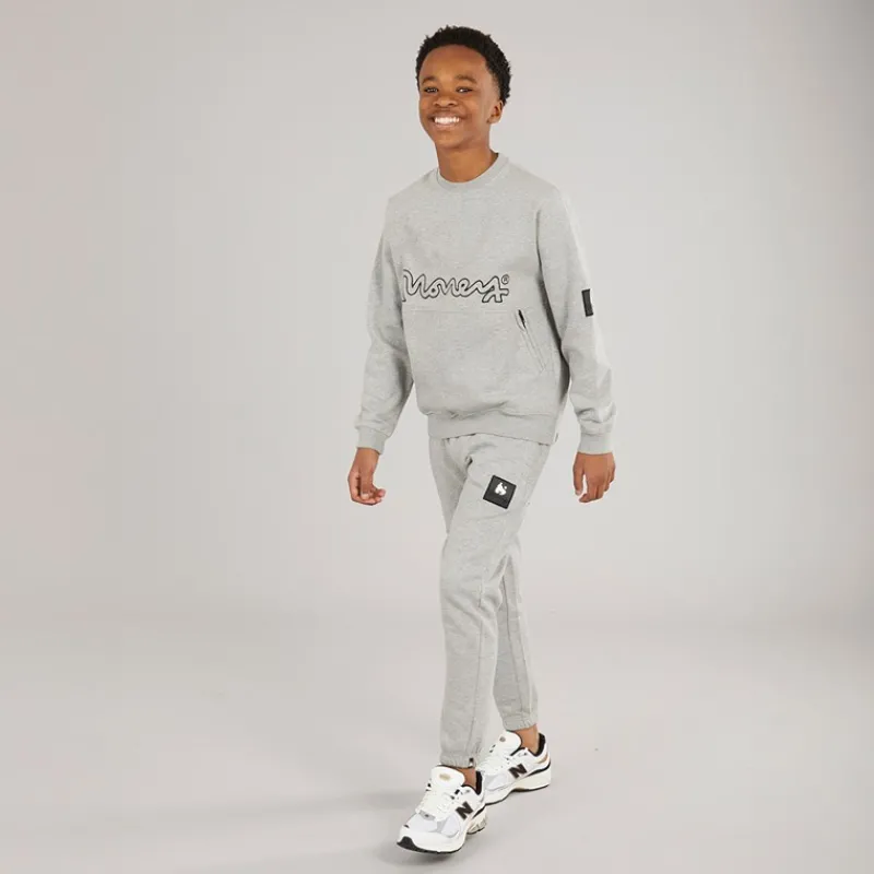 Sale Money Drenge Relex Crew Sweatshirt Grå