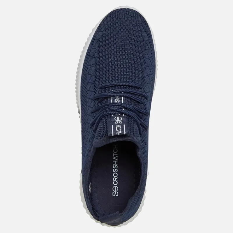 Crosshatch Drenge Rideout Sneakers Flade Marineblå