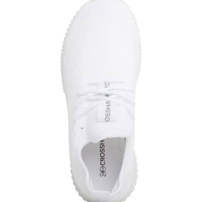 Online Crosshatch Drenge Rideout Sneakers Hvid