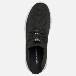 Clearance Crosshatch Drenge Rideout Sneakers Sort