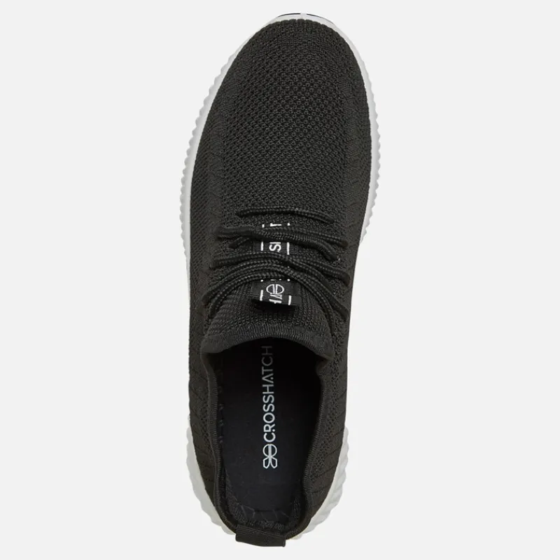 Clearance Crosshatch Drenge Rideout Sneakers Sort