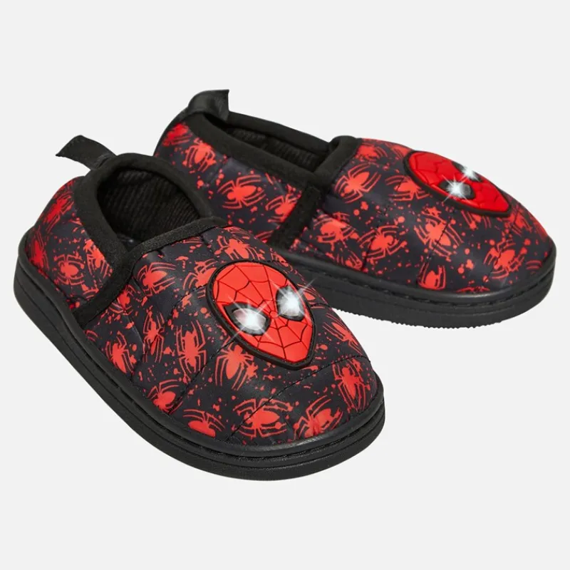 Online Spiderman Drenge RS Light Up Hjemmesko Sort/Rød