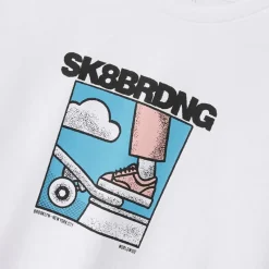 Outlet Name It Drenge Saldur T-shirt Hvid