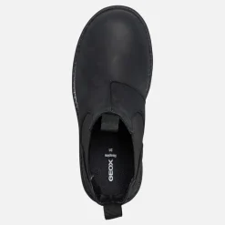 New GEOX Drenge Shaylax Chelsea støvler Sort