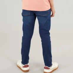 New Crosshatch Drenge Slim Jeans Mørk Vask Blå