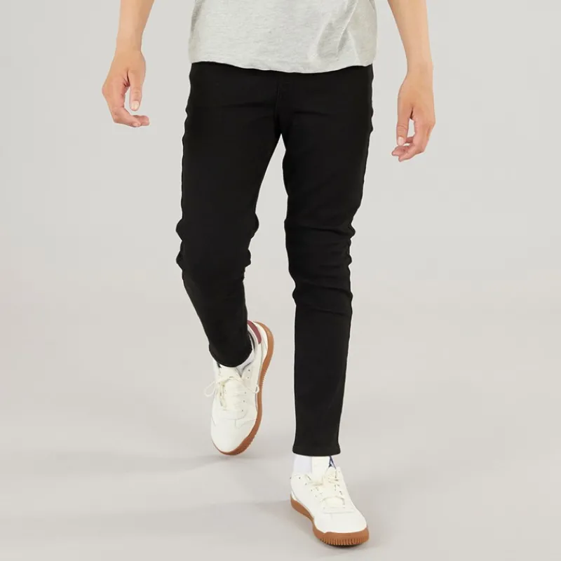 Best Crosshatch Drenge slim jeans Sort