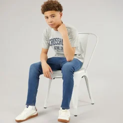 Best Crosshatch Drenge Slim To Pak Jeans Mellem Vask/​Sort Vasket