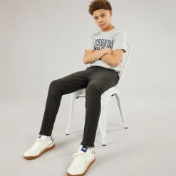 Best Crosshatch Drenge Slim To Pak Jeans Mellem Vask/​Sort Vasket