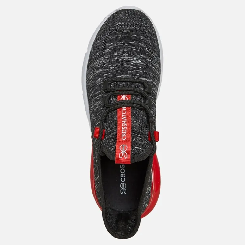 Crosshatch Drenge Smitlay Sneakers Sort