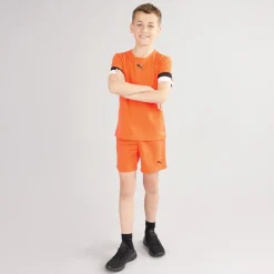 Discount Puma Drenge teamRISE Fodboldtrøjer orange