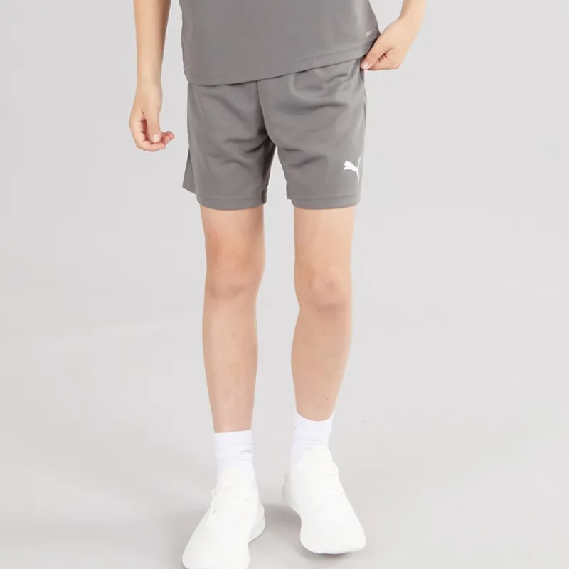 Sale Puma Drenge teamRISE Trænings Shorts Smoked Pearl / Hvid Grå