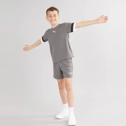 Sale Puma Drenge teamRISE Trænings Shorts Smoked Pearl / Hvid Grå