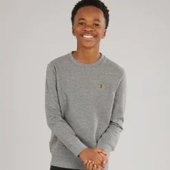 Sale LUKE 1977 Drenge The Runner Sweatshirts Grå