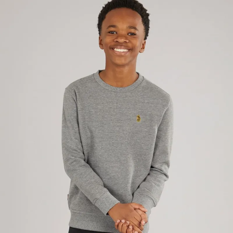 Sale LUKE 1977 Drenge The Runner Sweatshirts Grå