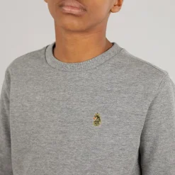 Sale LUKE 1977 Drenge The Runner Sweatshirts Grå