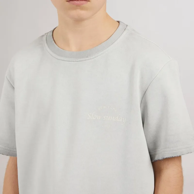 Hot ONLY & SONS Drenge Tilmo Liv T-shirt Ultimate Grey
