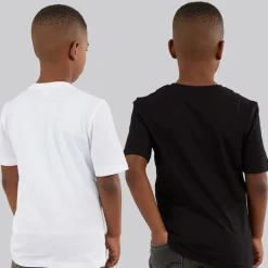 New BOSS Drenge to pak t shirts sort hvid Black White
