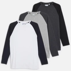 Best Brave Soul Drenge Tre Pakke Raglan T-Shirts Multi