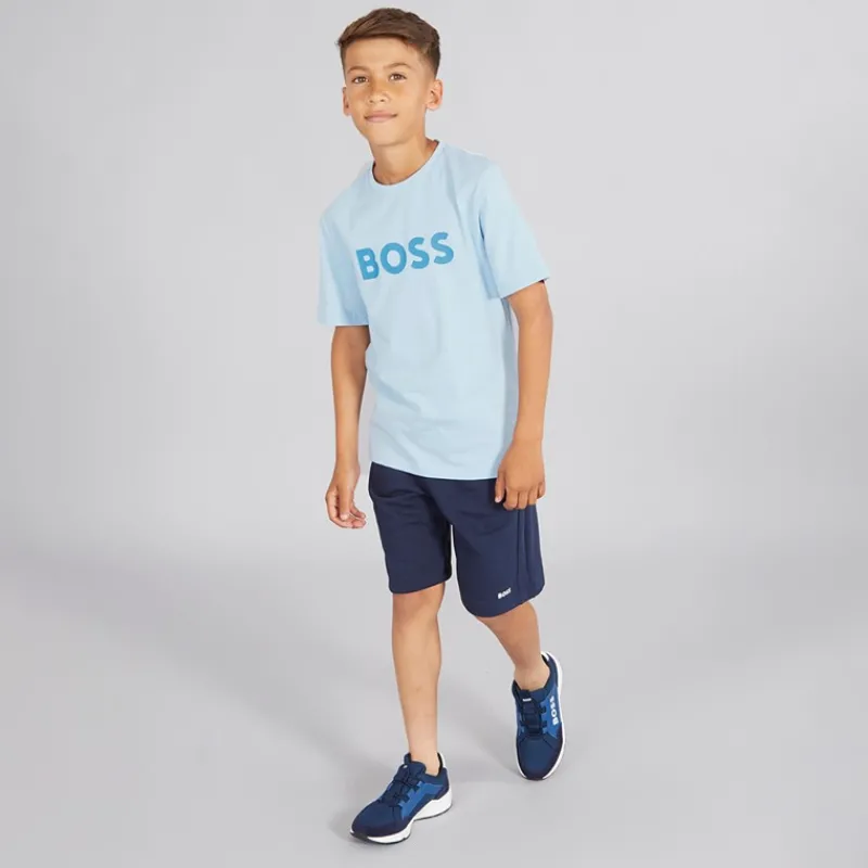 Best BOSS Drenge T-shirt Persisk Blå Lyseblå