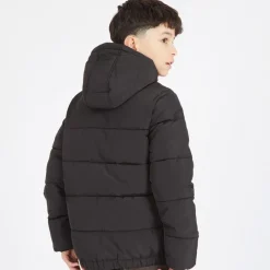 Sale Lyle And Scott Drenge Vatteret Pufferjakke Z865 Jet Sort