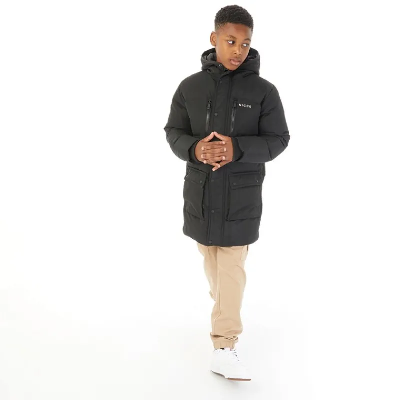 Online NICCE Drenge Vespucci Parka Sort