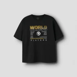 Clearance Name It Drenge Victor T-shirt Sort