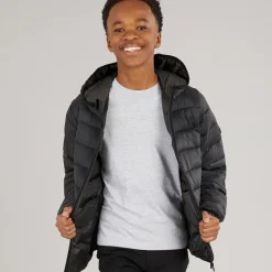Best JACK & JONES Drenge Wilson Puffer Jakke Sort