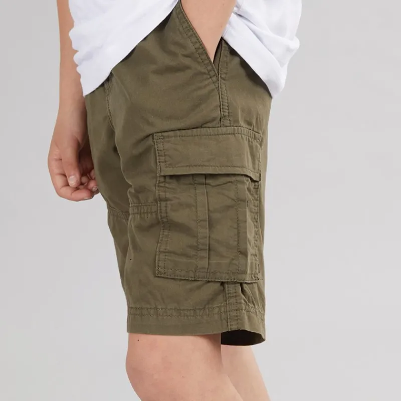 Best JACK & JONES Drenge Zeus Cargo Shorts Olivengrøn Nat