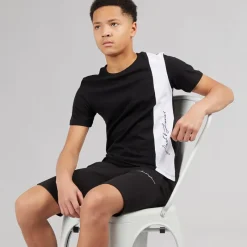 Online JACK & JONES Drengenes Jax Blocking T-shirt og Shorts Sæt Sort